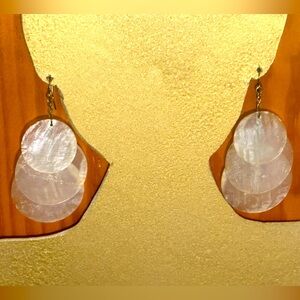 boho layered dangle pierced earrings